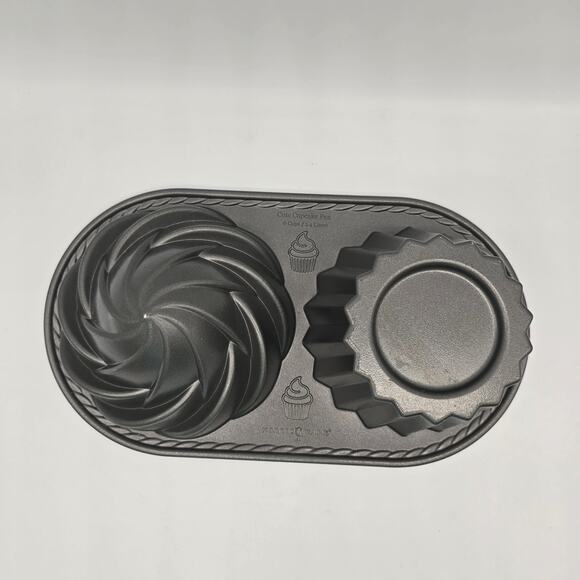Nordic Ware Giant Non-Stick Cute Cupcake Cake Pan 6 Cups USA Cake Mold Birthday - Picture 2 of 5